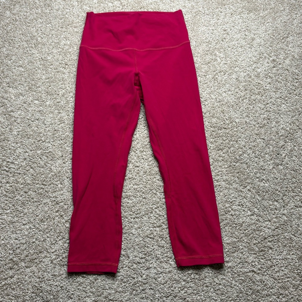 lululemon athletica Red Leggings
